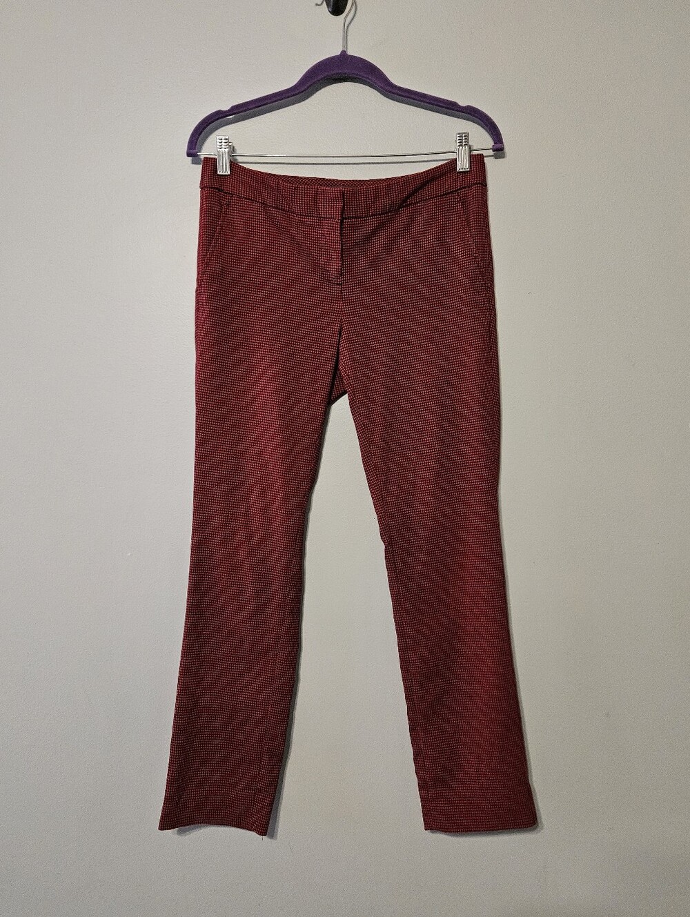 The Limited Women's Burgundy Straight Leg Pants